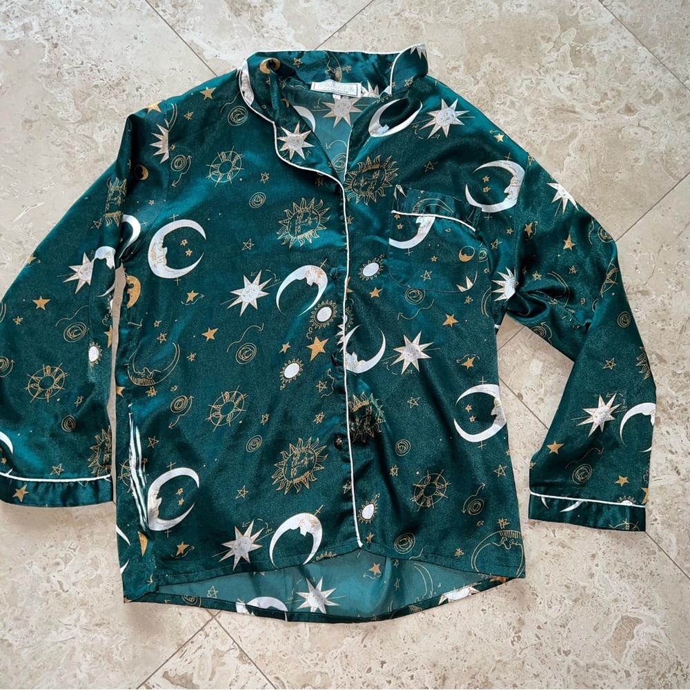 Vintage Silk Button Down Shirt